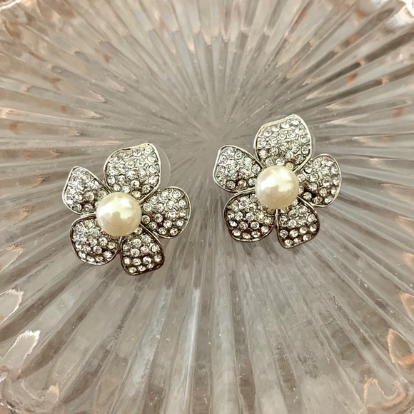 Macy's Jewelry - Crystal flower earrings